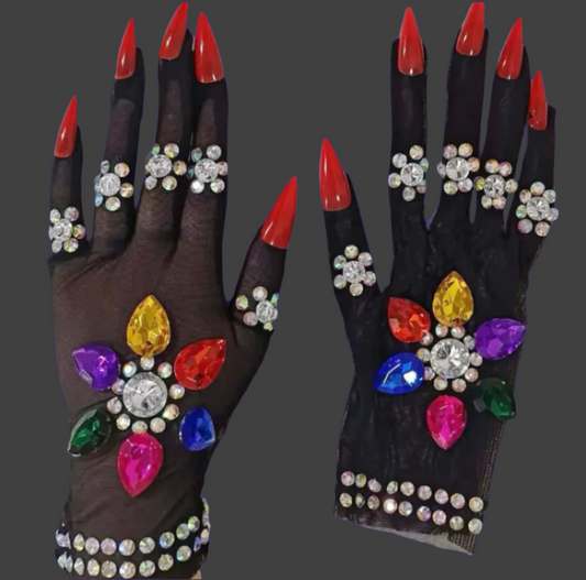 Envy Girl Gloves (red nails)